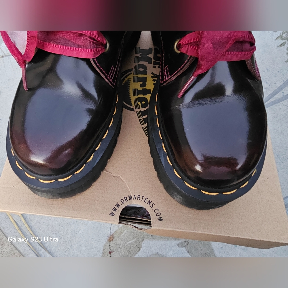 RARE- Jadon Arcadia Leather Platform Boot - Picture 8 of 15